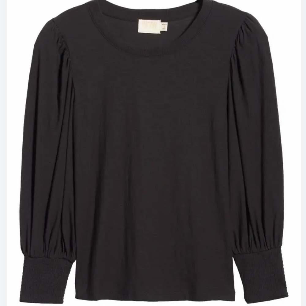 Nation LTD Loren Smocked Peasant T-Shirt